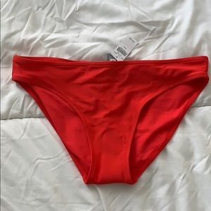 Aerie Red Bathing Suit Bottoms